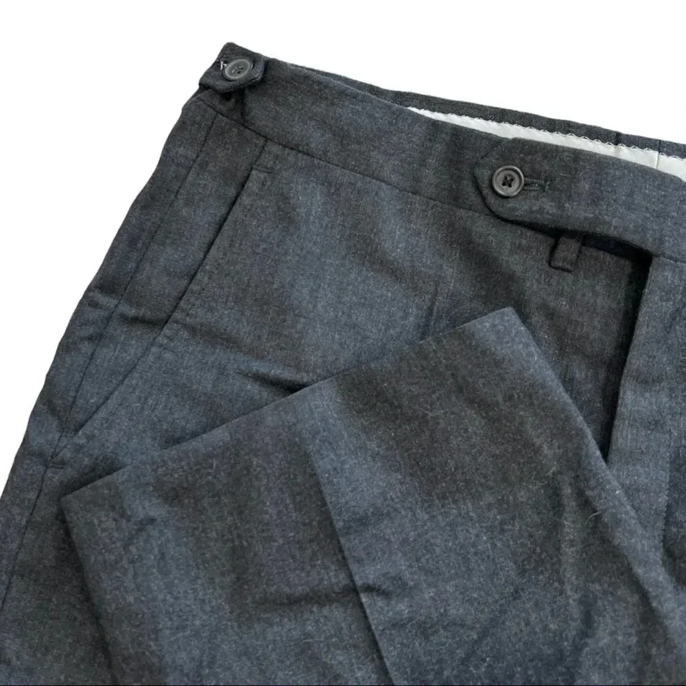 Christian Dior Monsieur Gray Wool Dress Pants 35x33